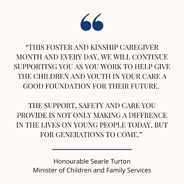 October is Foster & Kinship Caregiver Month